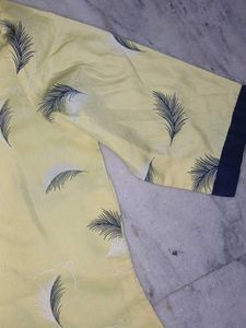 Beautiful Yellow Short Kurta💛