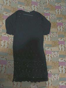 Black Chikanlari Kurti