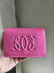 Pink Leather Wallet