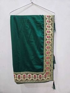 without blouse saree