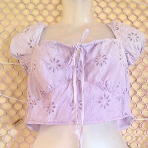 🎁Buy 2 Get 1 Free🎁Floral Lace Crop Top