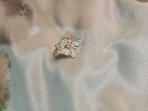 Double Butterfly Finger Ring