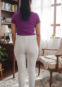 GO COLOURS WHITE LEGGING