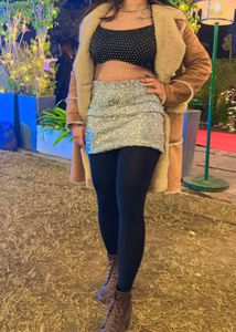Sparkling Sequin Mini Skirt