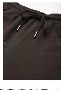 Brown Wide Leg Drawstring Pants