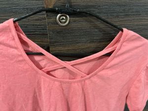 Pink Athletic Vibes Tee