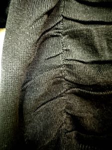 Black Off-Shoulder Crop Top