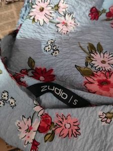 Floral Smocked Crop Top