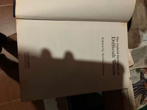 Oxford Dictionary of Difficult Words