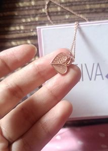 Giva 925 Real Silver Chain + Pendant (Rose Gold)