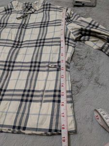 Vtg Burberry London checked zip Jacket