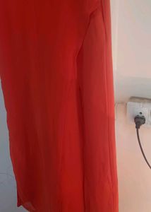 Asymmetric Skirt Plazo Front Slit