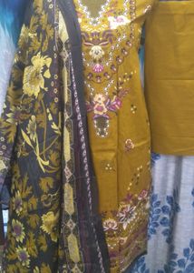 Price Drop..Karachi Cotton Printed Suit Unstitched