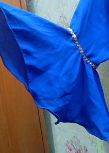 Navy Blue, Golden Colour Park Kurti Pant