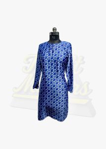 Blue Printed Kurta