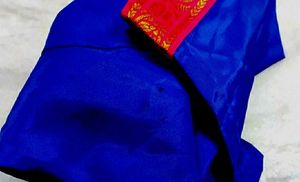 Neavy Blue Poly silk Blouse