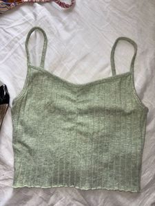 Cute Green Crop Top