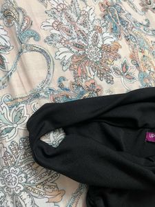 Off-the-Shoulder Black Top