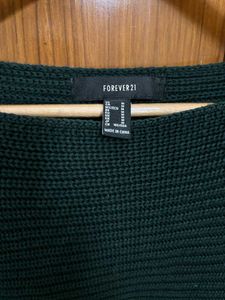 Forever 21 Green Knit Sweater
