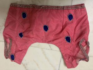 Pink &amp; Blue saree