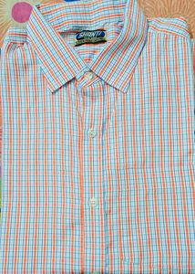 SHANTI TAILORS, Slim Fit Mens Formal Check Shirt