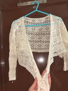 Crochet Knit Shrug