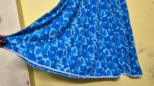 Beautiful Blue Anarkali Kurta