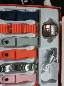 Smart Watch with Multiple Bands(7in1)