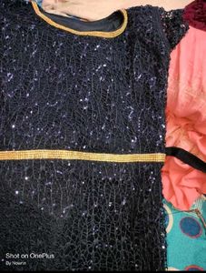 Elegant Navy Blue Blouse