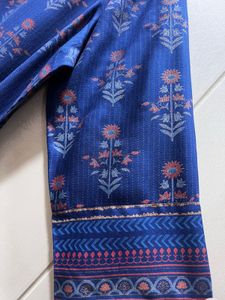 Blue Printed Kurta