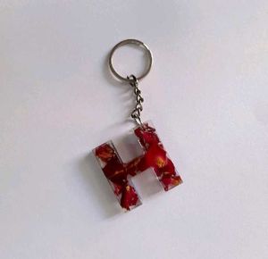 Real Rose Preserved Keychain