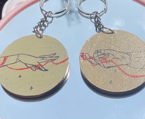 Red String Keychain Set