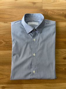 Giordano Striped Blue Shirt