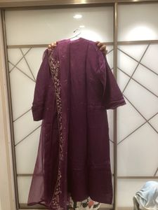 combo Purple and peach Kurta Sets