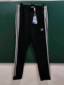 Adidas Originals Black & White 3 strips Joggers
