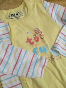 Unused Friends Baby Sleepsuit