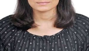 Patterned Black Blouse