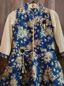 Floral Girls' Party Dress