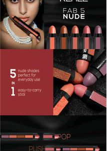 Renee Fab 5 in 1 Nude Lipstick Pen 7.5g