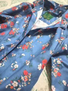 Floral Print Button-Down Shirt