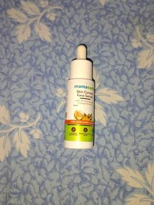 Empty Mamaearth Face Serum bottle