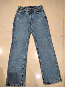 Zara brand new high waist straight fit jeans