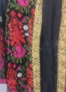Floral Embroidered Kurta Shrug