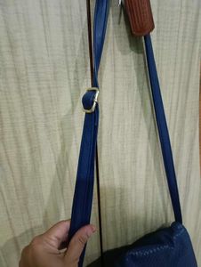 imported Blue Crossbody Bag