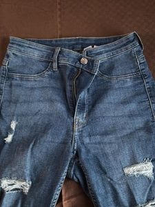 H&amp;M Ripped Denim Jeans