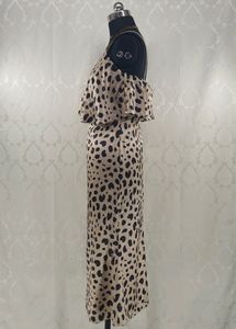 Korean Leopard Print Dress...