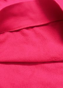 Fuschia Pink Top With bow Styled Sleeves