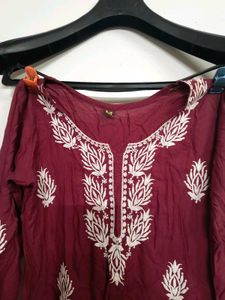 Embroidery Short Kurti