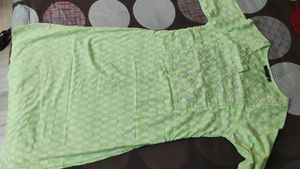 Shrishti Lime Green 💚 Cotton &#34;L&#34; Kurta