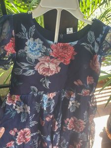 beautiful Blue floral dress